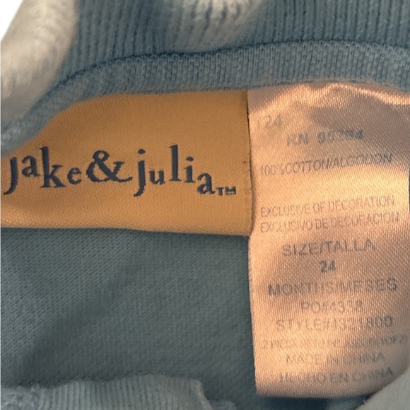 Kids Light Blue Polo Shirt with  Embroidered Airplanes Size 24 Months Boy - Picture 3 of 3